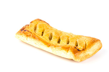 Pie isolated white background