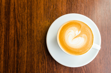 Latte coffee