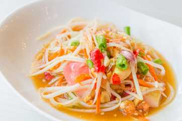 green papaya salad