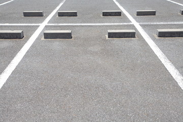 car Parking lane outdoor in public park