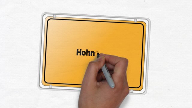 Hohnstein Ortseingangsschild Ortseingang Stadt