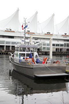 Schiff im Hafen von Vancouver
