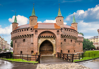 Fototapeta Krakow - Poland's historic center, a city with ancient obraz