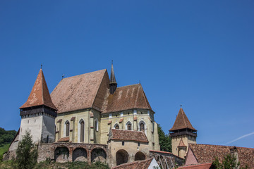 Fototapeta na wymiar Kościół obronny w miejscowości Biertan