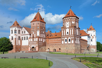 Fototapeta na wymiar Mir Castle Complex, Białoruś