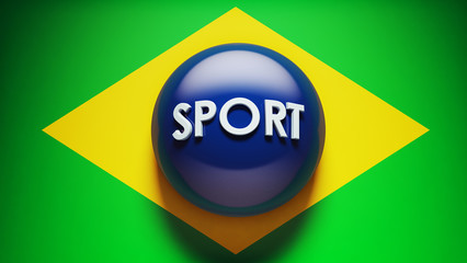 Brazil Sport Concept
