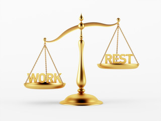 Work and Rest Justice Scale Concept