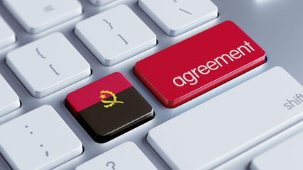 Fototapeta premium Angola Agreement Concept