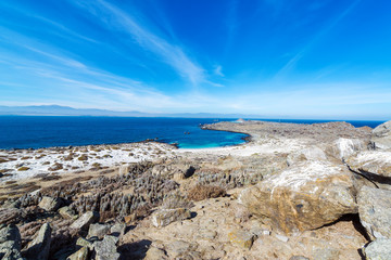 Bay and Blue Water on Damas Island