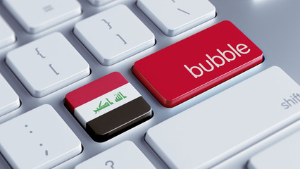 Fototapeta premium Iraq Bubble Concept