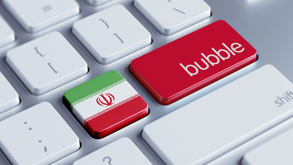 Fototapeta premium Iran Bubble Concept