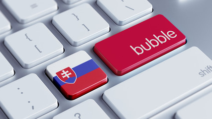 Fototapeta premium Slovakia Bubble Concept