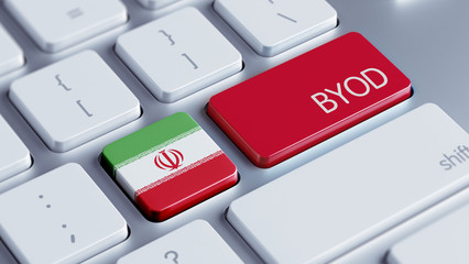 Fototapeta premium Iran Byod Concept