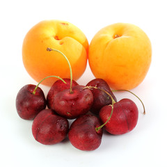 Fresh Apricot and Cherry