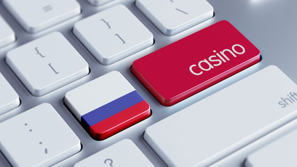 Fototapeta premium Russia Casino Concept