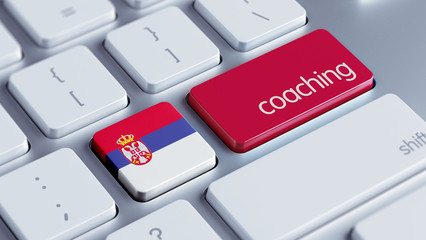 Fototapeta premium Serbia Coaching Concept