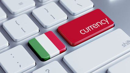 Italy Currency Concept.