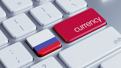 Russia Currency Concept.