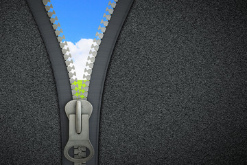 3 D zipper © Sergey Nivens