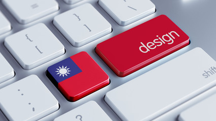 Fototapeta premium Taiwan Design Concept
