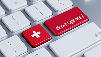 Fototapeta premium Switzerland Development Concept
