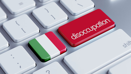 Italy Disoccupation Concept