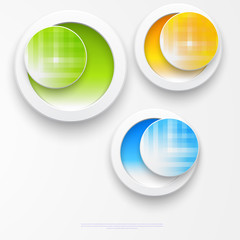 Beautiful color grunge design elements. circle