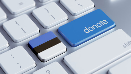 Estonia Donate Concept