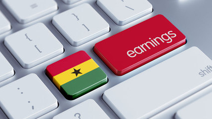 Ghana Earnings Concept