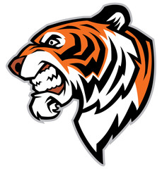 tiger head mascot