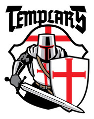 templar knight mascot