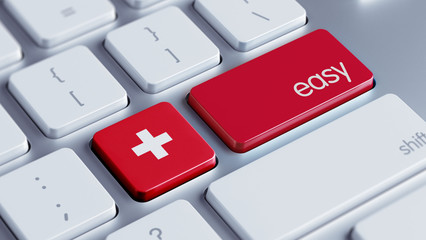 Fototapeta premium Switzerland Easy Concept