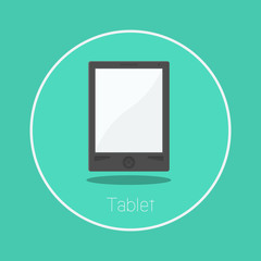 Tablet : Vector "tablet" icon flat design