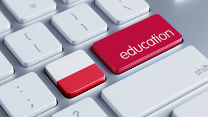 Fototapeta premium Poland Education Concept