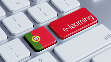 Fototapeta premium Portugal E-Learning Concept