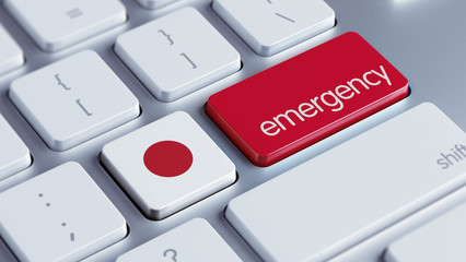Japan Emergency Concept