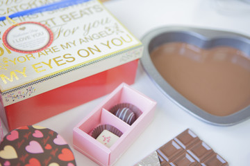 プレゼントとチョコレート