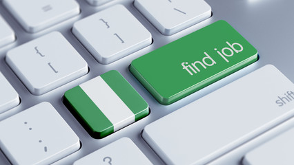 Nigeria Find Job Concept