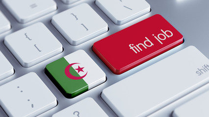 Algeria Find Job Concept