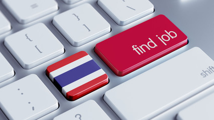 Thailand Find Job Concept