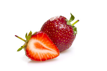 Strawberry isolated on white background