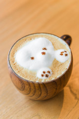 Bear Latte coffee