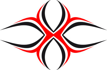 Kreuz X Tribal Tattoo