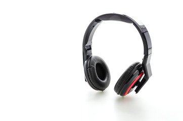 Headphone isolated on white