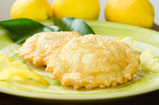 Sebadas, typical sardinian dessert