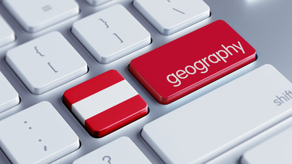 Fototapeta premium Austria Geography Concept.