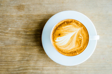 Latte coffee