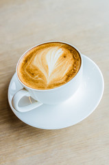 Latte coffee