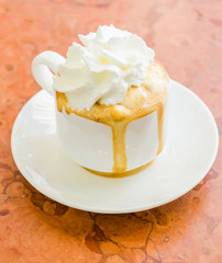 Coffee whipping cream