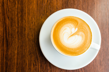 Latte coffee